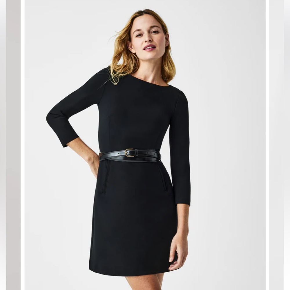 NWT Spanx The Perfect A-line 3/4 Sleeve Dress.